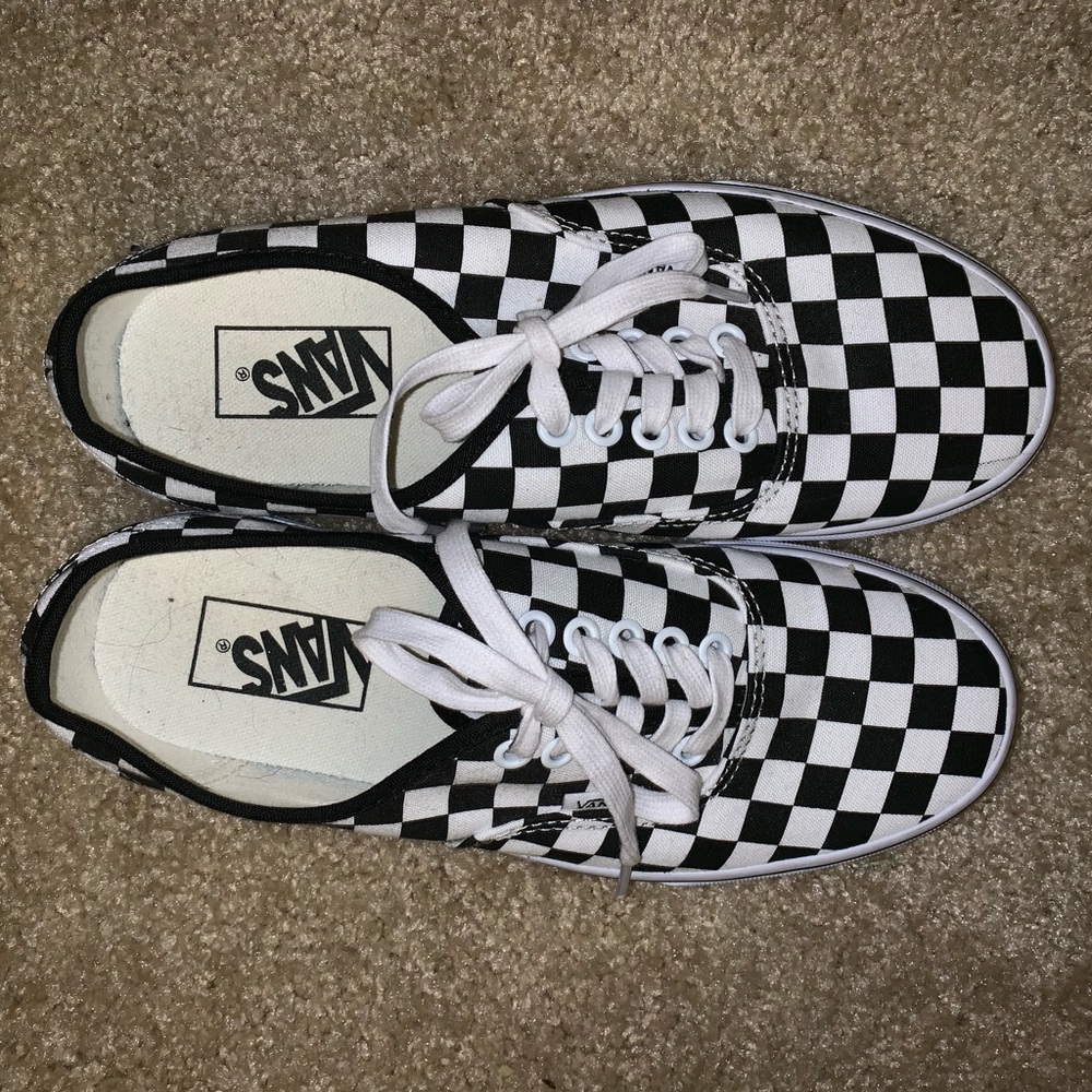 Women’s Checkered Authentic Style Vans